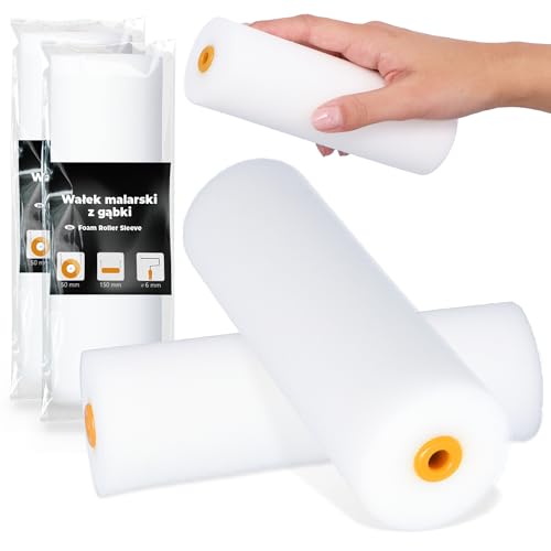 2x Schaumwalze 15 cm Malerwalze Lackierwalze Lackwalze Schaumrolle Farbrolle Lackrolle Roller Streichen Malen Wände Möbel Schaumstoff Glatte Oberflächen 2x Schaumwalze 15 cm Malerwalze Lackierwalze Lackwalze Schaumrolle Farbrolle Lackrolle Roller Streichen Malen Wände Möbel Schaumstoff Glatte Oberflächen von Instalguru