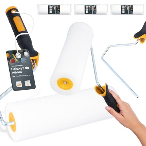 3x Schaumwalze 25 cm Schaumrolle Ersatzwalze Lackierwalze Lackierrolle Malerset Farbe Lack Beize Farbbügel Farbroller Set Schaumstoff Malerei Renovierung 3x Schaumwalze 25 cm Schaumrolle Ersatzwalze Lackierwalze Lackierrolle Malerset Farbe Lack Beize Farbbügel Farbroller Set Schaumstoff Malerei Renovierung von Instalguru