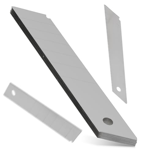 50x Abbrechklingen 25 mm Cuttermesser Klingen Cuttermesserklingen Teppichmesser Cutter Ersatzklingen Kattermesserklinge Gerade Schneide Hochwertigem Stahl Scharf 50x Abbrechklingen 25 mm Cuttermesser Klingen Cuttermesserklingen Teppichmesser Cutter Ersatzklingen Kattermesserklinge Gerade Schneide Hochwertigem Stahl Scharf von Instalguru