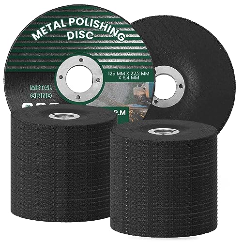 50x Schruppscheiben Schleifscheiben Schleifrad für Metall Stahl 125mm Schleifstein 22,2 x 6,4 mm Winkelschleifer Reinigen Entlacken Scheibe Schleifmopteller Korund Schleifen Schruppen 50x Schruppscheiben Schleifscheiben Schleifrad für Metall Stahl 125mm Schleifstein 22,2 x 6,4 mm Winkelschleifer Reinigen Entlacken Scheibe Schleifmopteller Korund Schleifen Schruppen von Instalguru