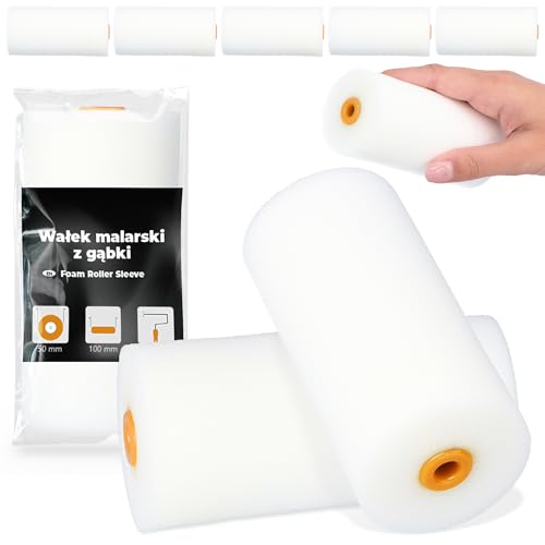 5x Schaumwalze 10 cm Malerwalze Lackierwalze Lackwalze Schaumrolle Farbrolle Lackrolle Roller Streichen Malen Wände Möbel Schaumstoff Glatte Oberflächen 5x Schaumwalze 10 cm Malerwalze Lackierwalze Lackwalze Schaumrolle Farbrolle Lackrolle Roller Streichen Malen Wände Möbel Schaumstoff Glatte Oberflächen von Instalguru