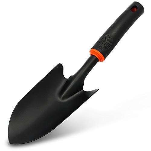 BRADAS® Blumenkelle DE Luxe Arbeitsbreite 8 cm | Handliche Schaufel Pflanzkelle Für Kleinere Pflanzarbeiten | Rutschfester & Ergonomischer Griff Gartenschaufel Aus Qualitätsstahl Gartenwerkzeuge von Instalguru