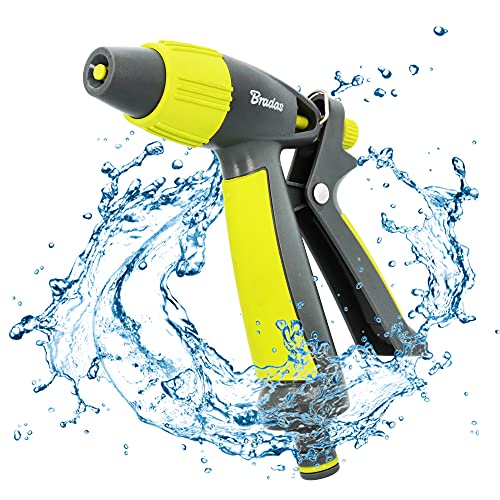BRADAS® Brause LIME LINE Hochdruck Gartenbrause Kunstoff Spritze Schlauchspritze Standard | Handbrause Spritzpistole Für Bewässerung Rasen Reinigen Autowaschen Haustier Baden | Gartenschlauch Systeme von Instalguru