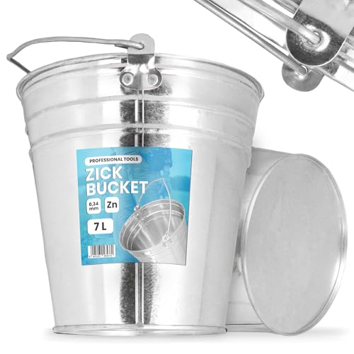 Eimer 7L Metalleimer Wassereimer Zinkeimer Blecheimer Verzinkt Baueimer Garteneimer Zink Stahl Blech Garten Robuster Bauarbeiten Putzeimer Qualität Baugewerbe Eimer 7L Metalleimer Wassereimer Zinkeimer Blecheimer Verzinkt Baueimer Garteneimer Zink Stahl Blech Garten Robuster Bauarbeiten Putzeimer Qualität Baugewerbe von Instalguru