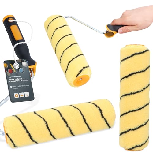 Farbroller 25 cm Farbwalze Ersatzrolle Malerrolle Lackierrolle Fassadenfarbe Wand Set mit Farbrollerbügel Bügel Malerbedarf Anstricharbeiten Renovierung Farbroller 25 cm Farbwalze Ersatzrolle Malerrolle Lackierrolle Fassadenfarbe Wand Set mit Farbrollerbügel Bügel Malerbedarf Anstricharbeiten Renovierung von Instalguru