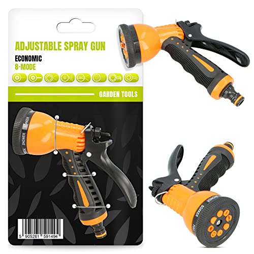 Gartenbrause 8 Funktionen Handbrause Schaluchbrause Sprühpistole Wasserspritze Spritzpistolen Multibrause Handsprüher Schlauchspritze Spritzdüse Autowaschen Gartenschlauch Systeme Bewässerung Schwarz Gartenbrause 8 Funktionen Handbrause Schaluchbrause Sprühpistole Wasserspritze Spritzpistolen Multibrause Handsprüher Schlauchspritze Spritzdüse Autowaschen Gartenschlauch Systeme Bewässerung Schwarz von Instalguru