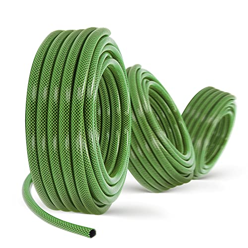 Gartenschlauch 1/2" 30 m Grün Verstärkt 3-lagig UV-Beständig Formstabiler Flexibler Gartenschlauch Bewässerung Gartenarbeit Autowäsch Panzerschlauch von Instalguru
