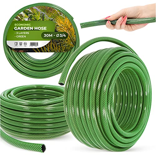 Instalguru Gartenschlauch 3/4" 30m Grün 3-lagig UV-Beständig Formstabiler Flexibler Gartenschlauch Bewässerung Gartenarbeit Autowäsch Panzerschlauch Instalguru Gartenschlauch 3/4" 30m Grün 3-lagig UV-Beständig Formstabiler Flexibler Gartenschlauch Bewässerung Gartenarbeit Autowäsch Panzerschlauch von Instalguru