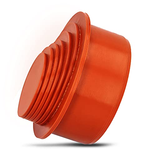 HT KG Rohr Reduzierverbinder Ø 110 mm DN 100 Orange Mehrstufig Ø 63-100 mm Reduzierstück Adapter Fallrohrfilter | Reduktion Rohrreduzierung Übergang Rinnenfallrohr Minderer | Abwasser Installation von Instalguru