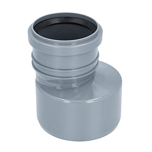 HT Übergangsrohr Ø DN 110/75 mm Grau | PP Lang Reduzierung Muffe HT Reduktion Rohrreduzierung Reduzierstück | Kanalrohrsystem Abwasserrohr Heißwasser/Chemische Beständigkeit | Abwasser Installation von Instalguru