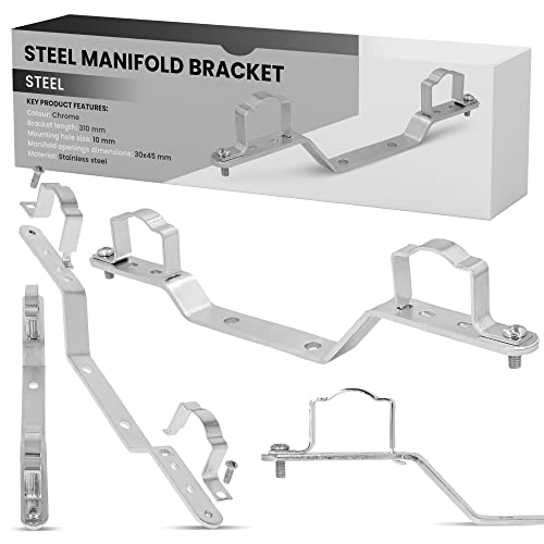 Heizungsverteiler-Ersatzhalterung Zentraler Unterflur-Edelstahlhalter Universell Stabile stabile Installation von Instalguru