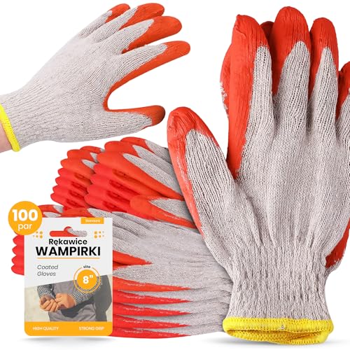 Instalguru 100x Arbeitshandschuhe Gummihandschuhe Schutzhandschuhe Montagehandschuhe Rutschfeste Robuster Gummi Beschichtung Heimwerker Mechaniker Garten Universell Instalguru 100x Arbeitshandschuhe Gummihandschuhe Schutzhandschuhe Montagehandschuhe Rutschfeste Robuster Gummi Beschichtung Heimwerker Mechaniker Garten Universell von Instalguru