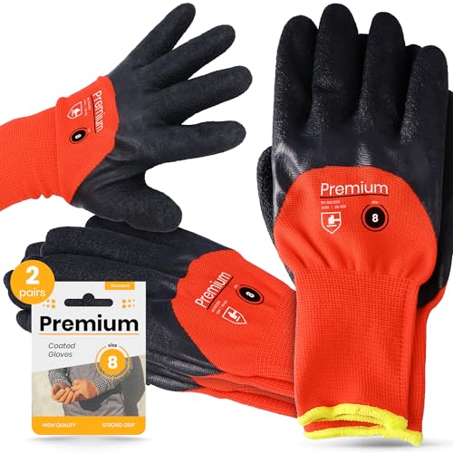 Instalguru 2x Arbeitshandschuhe Größe 8 Latex Beschichtung Handschuhe Schutzhandschuhe Montagehandschuhe Bauhandschuh Mechaniker Baustelle Heimwerker Garten Instalguru 2x Arbeitshandschuhe Größe 8 Latex Beschichtung Handschuhe Schutzhandschuhe Montagehandschuhe Bauhandschuh Mechaniker Baustelle Heimwerker Garten von Instalguru
