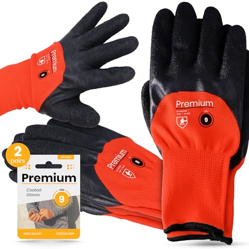 Instalguru 2x Arbeitshandschuhe Größe 9 Latex Beschichtung Handschuhe Schutzhandschuhe Montagehandschuhe Bauhandschuh Mechaniker Baustelle Heimwerker Garten Instalguru 2x Arbeitshandschuhe Größe 9 Latex Beschichtung Handschuhe Schutzhandschuhe Montagehandschuhe Bauhandschuh Mechaniker Baustelle Heimwerker Garten von Instalguru