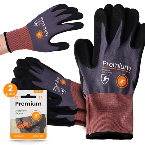 Instalguru 2x Arbeitshandschuhe Nitril Größe 8 Nitrilhandschuhe Bauhandschuhe Handschuhe Starker Grip Arbeit Abriebfest Montage Werkstatt Baustelle Heimwerker Garten Instalguru 2x Arbeitshandschuhe Nitril Größe 8 Nitrilhandschuhe Bauhandschuhe Handschuhe Starker Grip Arbeit Abriebfest Montage Werkstatt Baustelle Heimwerker Garten von Instalguru