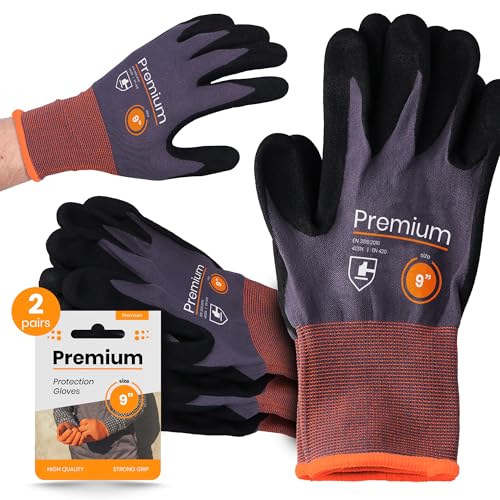 Instalguru 2x Arbeitshandschuhe Nitril Größe 9 Nitrilhandschuhe Bauhandschuhe Handschuhe Starker Grip Arbeit Abriebfest Montage Werkstatt Baustelle Heimwerker Garten Instalguru 2x Arbeitshandschuhe Nitril Größe 9 Nitrilhandschuhe Bauhandschuhe Handschuhe Starker Grip Arbeit Abriebfest Montage Werkstatt Baustelle Heimwerker Garten von Instalguru