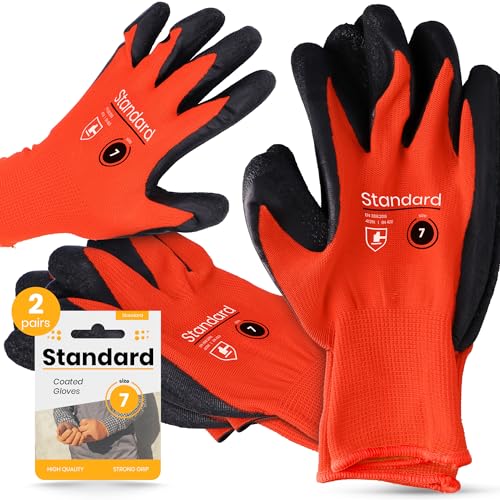 Instalguru 2x Schutzhandschuhe Größe 7 Latex Arbeitshandschuhe Handschuhe Beschichtung Montagehandschuhe Bauhandschuh Mechaniker Bauarbeiten Heimwerker Gartenarbeit Instalguru 2x Schutzhandschuhe Größe 7 Latex Arbeitshandschuhe Handschuhe Beschichtung Montagehandschuhe Bauhandschuh Mechaniker Bauarbeiten Heimwerker Gartenarbeit von Instalguru