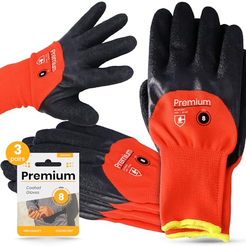 Instalguru 3x Arbeitshandschuhe Größe 8 Latex Beschichtung Handschuhe Schutzhandschuhe Montagehandschuhe Bauhandschuh Mechaniker Baustelle Heimwerker Garten Instalguru 3x Arbeitshandschuhe Größe 8 Latex Beschichtung Handschuhe Schutzhandschuhe Montagehandschuhe Bauhandschuh Mechaniker Baustelle Heimwerker Garten von Instalguru