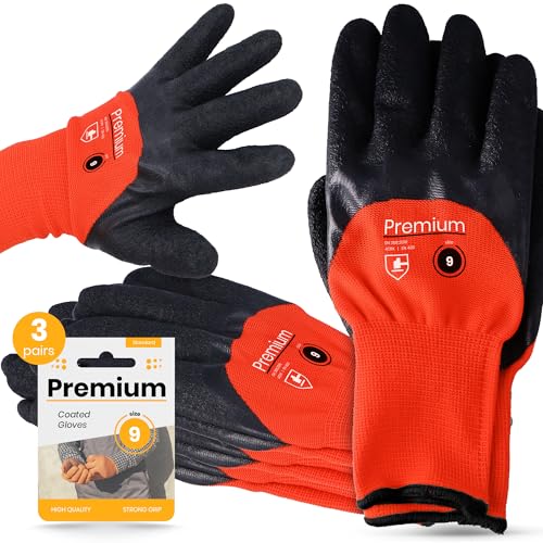 Instalguru 3x Arbeitshandschuhe Größe 9 Latex Beschichtung Handschuhe Schutzhandschuhe Montagehandschuhe Bauhandschuh Mechaniker Baustelle Heimwerker Garten Instalguru 3x Arbeitshandschuhe Größe 9 Latex Beschichtung Handschuhe Schutzhandschuhe Montagehandschuhe Bauhandschuh Mechaniker Baustelle Heimwerker Garten von Instalguru