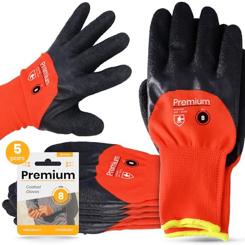 Instalguru 5x Arbeitshandschuhe Größe 8 Latex Beschichtung Handschuhe Schutzhandschuhe Montagehandschuhe Bauhandschuh Mechaniker Baustelle Heimwerker Garten Instalguru 5x Arbeitshandschuhe Größe 8 Latex Beschichtung Handschuhe Schutzhandschuhe Montagehandschuhe Bauhandschuh Mechaniker Baustelle Heimwerker Garten von Instalguru