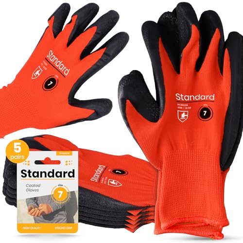Instalguru 5x Schutzhandschuhe Größe 7 Latex Arbeitshandschuhe Handschuhe Beschichtung Montagehandschuhe Bauhandschuh Mechaniker Bauarbeiten Heimwerker Gartenarbeit Instalguru 5x Schutzhandschuhe Größe 7 Latex Arbeitshandschuhe Handschuhe Beschichtung Montagehandschuhe Bauhandschuh Mechaniker Bauarbeiten Heimwerker Gartenarbeit von Instalguru