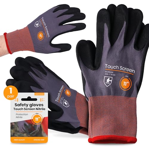 Instalguru Arbeitshandschuhe Größe 11 Schutzhandschuhe Mechaniker Montagehandschuhe Gartenhandschuhe Touchscreenfähig Nitrilhandschuhe Werkstatt Mechaniker Instalguru Arbeitshandschuhe Größe 11 Schutzhandschuhe Mechaniker Montagehandschuhe Gartenhandschuhe Touchscreenfähig Nitrilhandschuhe Werkstatt Mechaniker von Instalguru