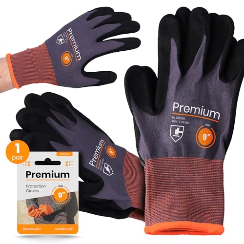 Instalguru Arbeitshandschuhe Nitril Größe 9 Nitrilhandschuhe Bauhandschuhe Handschuhe Starker Grip Arbeit Abriebfest Montage Werkstatt Baustelle Heimwerker Garten Instalguru Arbeitshandschuhe Nitril Größe 9 Nitrilhandschuhe Bauhandschuhe Handschuhe Starker Grip Arbeit Abriebfest Montage Werkstatt Baustelle Heimwerker Garten von Instalguru