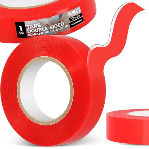 Instalguru Doppelseitiges Klebeband 12 mm 2 m Schaumband Schaumstoff Montageklebeband Stark Beidseitiges Schaum Universal Heimdekoration Bürodekoration Wand Spiegel Instalguru Doppelseitiges Klebeband 12 mm 2 m Schaumband Schaumstoff Montageklebeband Stark Beidseitiges Schaum Universal Heimdekoration Bürodekoration Wand Spiegel von Instalguru