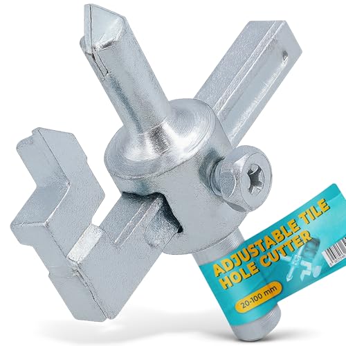 Instalguru Fliesenbohrer Einstellbar 20-100 mm Glasbohrer Keramikbohrer Porzellan Weiche Harte Fliesen Keramik Holz Spiegeln Kunststoff Ziegel Bohrmaschine Schlagbohrer Instalguru Fliesenbohrer Einstellbar 20-100 mm Glasbohrer Keramikbohrer Porzellan Weiche Harte Fliesen Keramik Holz Spiegeln Kunststoff Ziegel Bohrmaschine Schlagbohrer von Instalguru