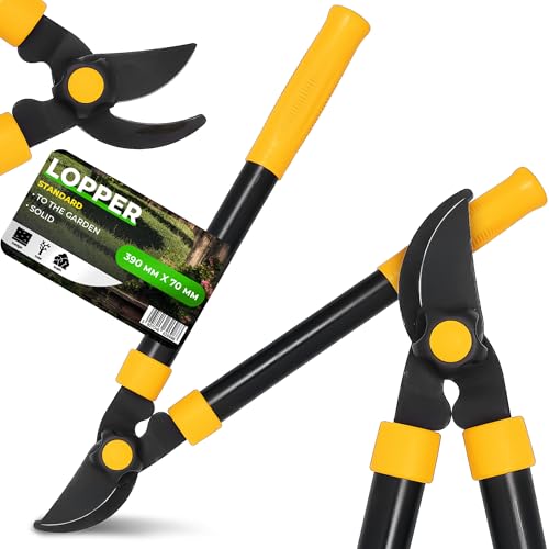 Instalguru Heckenschere Gartenschere 390 mm Baumschere Astschere Astschneider Baumschneider Reben Rosen Lang Schere Amboss-Schere Rosenschere Getriebeastschere Instalguru Heckenschere Gartenschere 390 mm Baumschere Astschere Astschneider Baumschneider Reben Rosen Lang Schere Amboss-Schere Rosenschere Getriebeastschere von Instalguru