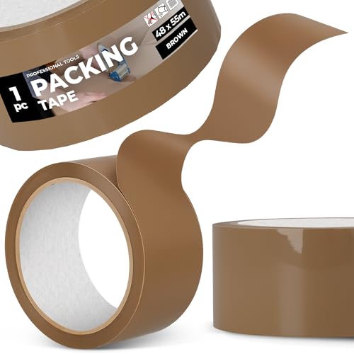 Instalguru Klebeband Packband 48 mm 55 m Braun Paketband Verpackungsband Verpackungsklebeband Stark Acrylkleber Verschließen von Paketen Kartons Universelles Instalguru Klebeband Packband 48 mm 55 m Braun Paketband Verpackungsband Verpackungsklebeband Stark Acrylkleber Verschließen von Paketen Kartons Universelles von Instalguru