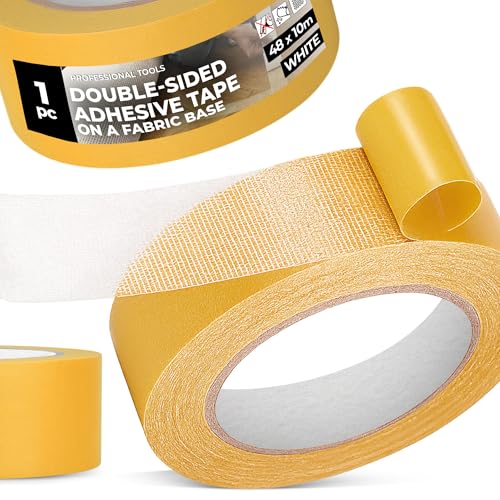 Instalguru Klebeband Teppichband Doppelseitig 10 m Teppichverlegeband Verlegeband Universalklebeband Montageband Gewebeband Befestigen am Teppichrücken Robust Instalguru Klebeband Teppichband Doppelseitig 10 m Teppichverlegeband Verlegeband Universalklebeband Montageband Gewebeband Befestigen am Teppichrücken Robust von Instalguru