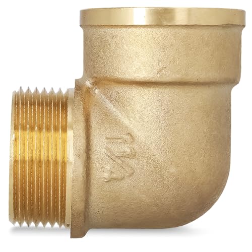 Instalguru Messing Winkel Bogen 5/4'' IGxAG Innengewinde Rohrwinkel Sanitär Anschlussstücke Gewindefitting Fittinge Wassersystem Rohrung Rohranschluss Garten Instalguru Messing Winkel Bogen 5/4'' IGxAG Innengewinde Rohrwinkel Sanitär Anschlussstücke Gewindefitting Fittinge Wassersystem Rohrung Rohranschluss Garten von Instalguru