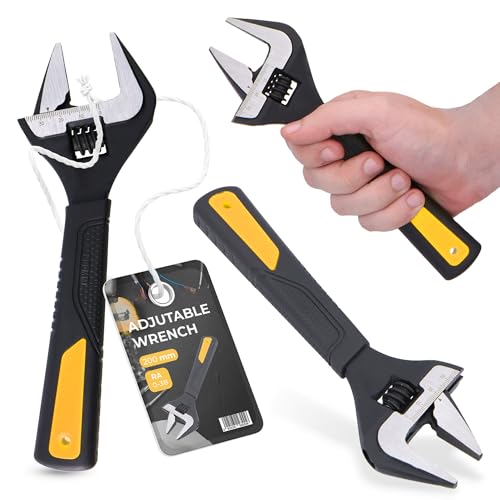 Instalguru Rollgabelschlüssel Maulschlüssel Backenverstellbereich 0-38 mm Engländer Franzose Schlüssel 200 mm Schraubenschlüssel Verstellbar Rohrzange Einmaulschlüssel Instalguru Rollgabelschlüssel Maulschlüssel Backenverstellbereich 0-38 mm Engländer Franzose Schlüssel 200 mm Schraubenschlüssel Verstellbar Rohrzange Einmaulschlüssel von Instalguru