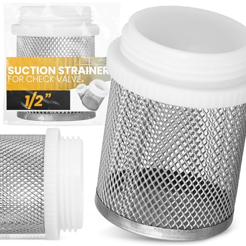 Instalguru Saugkorb für Rückschlagventil Fußventil 1/2'' Edelstahlkorb Edelstahl Kunststoff Sieb Filter Korb Wasserfilter Saugfilter Filterkorb Rostfrei Instalguru Saugkorb für Rückschlagventil Fußventil 1/2'' Edelstahlkorb Edelstahl Kunststoff Sieb Filter Korb Wasserfilter Saugfilter Filterkorb Rostfrei von Instalguru