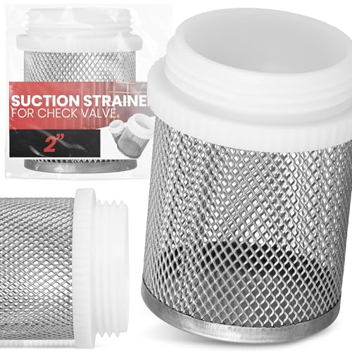 Instalguru Saugkorb für Rückschlagventil Fußventil 2'' Edelstahlkorb Edelstahl Kunststoff Sieb Filter Korb Wasserfilter Saugfilter Filterkorb Rostfrei von Instalguru