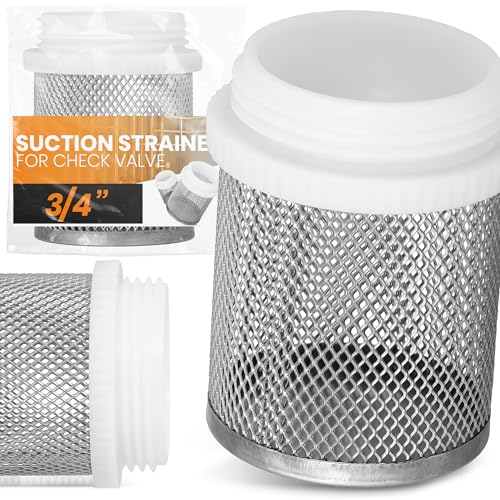Instalguru Saugkorb für Rückschlagventil Fußventil 3/4'' Edelstahlkorb Edelstahl Kunststoff Sieb Filter Korb Wasserfilter Saugfilter Filterkorb Rostfrei Instalguru Saugkorb für Rückschlagventil Fußventil 3/4'' Edelstahlkorb Edelstahl Kunststoff Sieb Filter Korb Wasserfilter Saugfilter Filterkorb Rostfrei von Instalguru