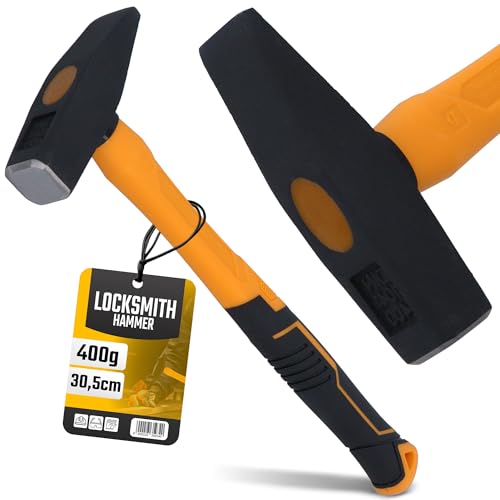 Instalguru Schlosserhammer 400 G Hammer Robuster Fiberglasstiel Ergonomischer Werkstatthammer Gehärteter Stahl Profi Klempner Handwerker Langlebig Vibrationsdämpfend Instalguru Schlosserhammer 400 G Hammer Robuster Fiberglasstiel Ergonomischer Werkstatthammer Gehärteter Stahl Profi Klempner Handwerker Langlebig Vibrationsdämpfend von Instalguru