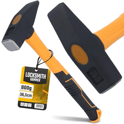 Instalguru Schlosserhammer 800 G Hammer Robuster Fiberglasstiel Ergonomischer Werkstatthammer Gehärteter Stahl Profi Klempner Handwerker Langlebig Vibrationsdämpfend Instalguru Schlosserhammer 800 G Hammer Robuster Fiberglasstiel Ergonomischer Werkstatthammer Gehärteter Stahl Profi Klempner Handwerker Langlebig Vibrationsdämpfend von Instalguru