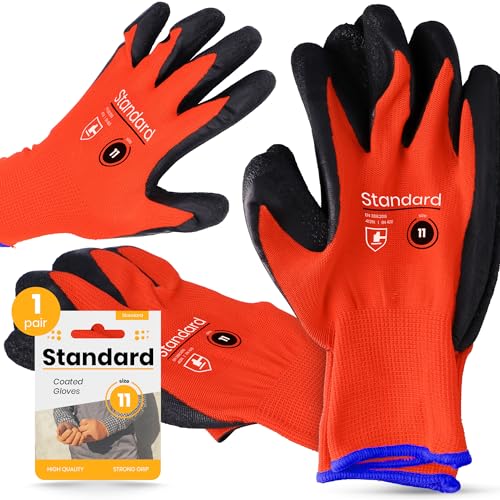 Instalguru Schutzhandschuhe Größe 11 Latex Arbeitshandschuhe Handschuhe Beschichtung Montagehandschuhe Bauhandschuh Mechaniker Bauarbeiten Heimwerker Gartenarbeit Instalguru Schutzhandschuhe Größe 11 Latex Arbeitshandschuhe Handschuhe Beschichtung Montagehandschuhe Bauhandschuh Mechaniker Bauarbeiten Heimwerker Gartenarbeit von Instalguru