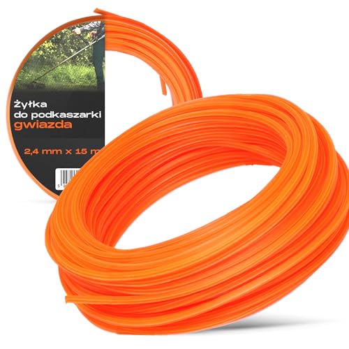 Mähfaden Trimmerfaden 2,4 mm 15 m Nylon Sternform Freischneider Ersatzfaden Rasentrimmer Rasentrimmerspulen Gartentrimmer Rasentrimmerlinie Freischneider Stark Mähfaden Trimmerfaden 2,4 mm 15 m Nylon Sternform Freischneider Ersatzfaden Rasentrimmer Rasentrimmerspulen Gartentrimmer Rasentrimmerlinie Freischneider Stark von Instalguru