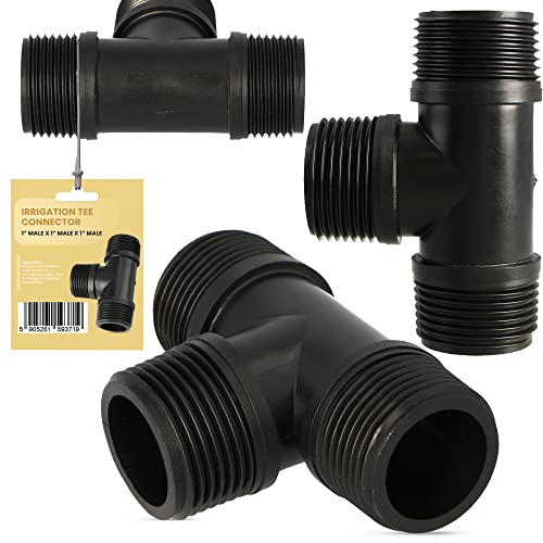 PE-Rohr PVC T-Stück 1" AG x 1" AG x 1 AG " T-Verbinder der Bewässerungsleitung Bewässerung System Schlauchverlängerung Wasserrohr Garten Wasserleitung PE-Rohr PVC T-Stück 1" AG x 1" AG x 1 AG " T-Verbinder der Bewässerungsleitung Bewässerung System Schlauchverlängerung Wasserrohr Garten Wasserleitung von Instalguru