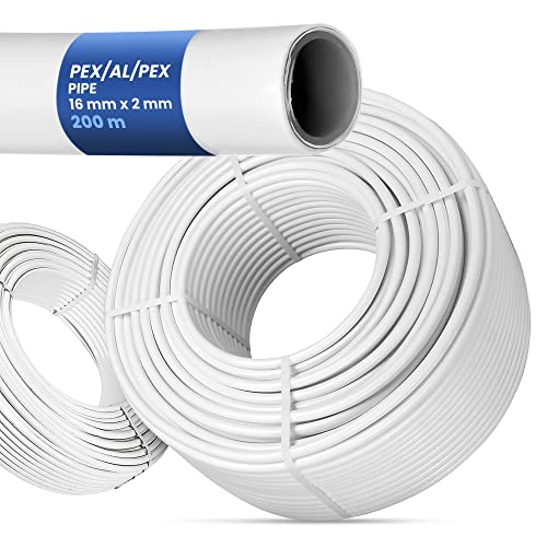 PEX/AL/PEX-Rohr Mehrschicht-Fußbodenheizung Wasserinstallationssysteme 16 x 2 mm / 200 m Langlebig für den Innen- und Außenbereich 3 Schichten PEX/AL/PEX-Rohr Mehrschicht-Fußbodenheizung Wasserinstallationssysteme 16 x 2 mm / 200 m Langlebig für den Innen- und Außenbereich 3 Schichten von Instalguru