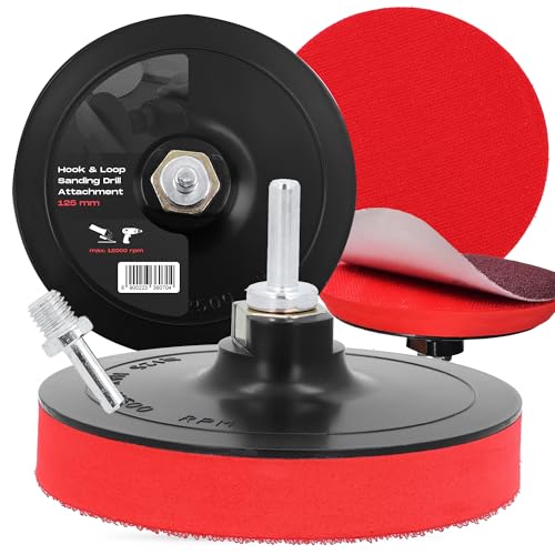Polierteller Polierpad Adapter 125x20 mm M14 Klett Klettverschluss Scheiben Stützteller Schleifteller Bohrmaschine Winkelschleifer Schleifen Polieren Klett-Schleifteller Polierteller Polierpad Adapter 125x20 mm M14 Klett Klettverschluss Scheiben Stützteller Schleifteller Bohrmaschine Winkelschleifer Schleifen Polieren Klett-Schleifteller von Instalguru