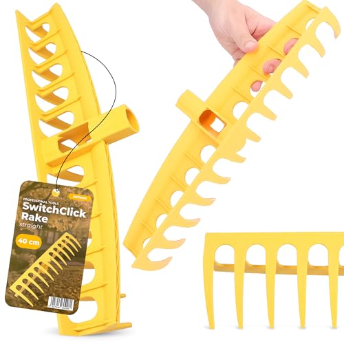 Rechen Laubbesen 40 cm Laubharke Rasenrechen Kunststoff Harke Gartenrechen Gartenbesen Heurechen Rechen Rasen 12 Zähne Stark ohne Stiel mit Stielhalter Widerstandsfähiger Rechen Laubbesen 40 cm Laubharke Rasenrechen Kunststoff Harke Gartenrechen Gartenbesen Heurechen Rechen Rasen 12 Zähne Stark ohne Stiel mit Stielhalter Widerstandsfähiger von Instalguru