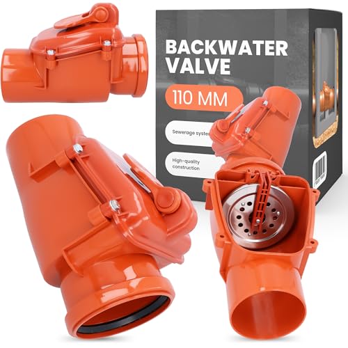 Rückstauklappe dn 110 PVC abwasser rückstauventil rückstauverschluss rückschlagklappe mit Verriegelbarer Rattenschutz für Abwasserrohr Abfluss Rückstauklappe dn 110 PVC abwasser rückstauventil rückstauverschluss rückschlagklappe mit Verriegelbarer Rattenschutz für Abwasserrohr Abfluss von Instalguru