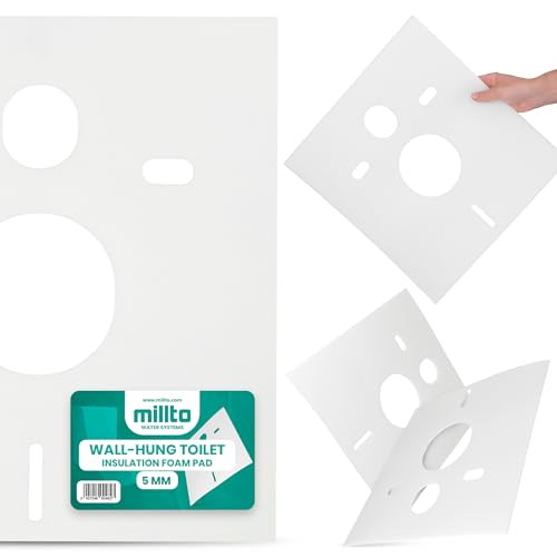 Schallschutzmatte für Wand-WC Vorwand Hänge WC Schaumstoffmatte 5 mm Schaum Pad Matte Toiletten Schallschutz Unterlage Weiß Abdichtung Trittschalldämmung Schallschutzmatte für Wand-WC Vorwand Hänge WC Schaumstoffmatte 5 mm Schaum Pad Matte Toiletten Schallschutz Unterlage Weiß Abdichtung Trittschalldämmung von Instalguru