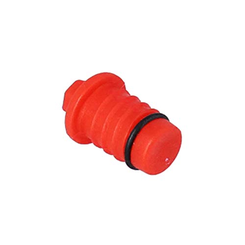 Stöpsel 16 mm für PEX Rohr Dichtheitsprüfungen Wasser Druck Maßstab Wasserinstal (Rot) von Instalguru