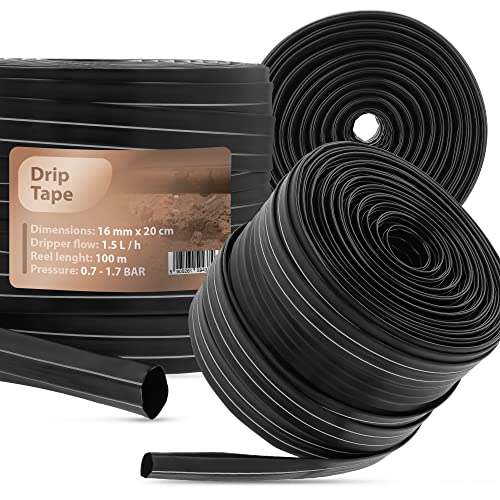 Tropfband Bewässerungsschlauch 16 mm x 20 cm 100m Tröpfchenbewässerung Landwirtschaftliche Wasserleitung Tropfbewässerungsleitung Bewässerung von Pflanzenreihen Tropfband Bewässerungsschlauch 16 mm x 20 cm 100m Tröpfchenbewässerung Landwirtschaftliche Wasserleitung Tropfbewässerungsleitung Bewässerung von Pflanzenreihen von Instalguru