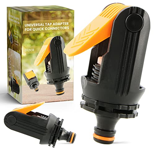 Universal Wasserhahn Adapter für Schnellkupplung Schlauchadapter Hahnadapter Verstellbar Schlauchanschluss Wasserhahnanschluss Gartenschlauch Anschluss Garten Hahnverbinder Garten Bewässerung von Instalguru